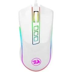 [AME R$130] Mouse Redragon Chroma Cobra Lunar White/Branco | R$132