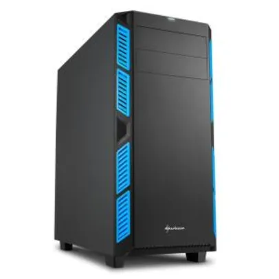 Gabinete ATX Sharkoon Silent Blue AI7000 - R$ 260