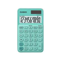 (APP) Calculadora de bolso 10 digitos SL-310UC-GN verde - Casio | R$ 11