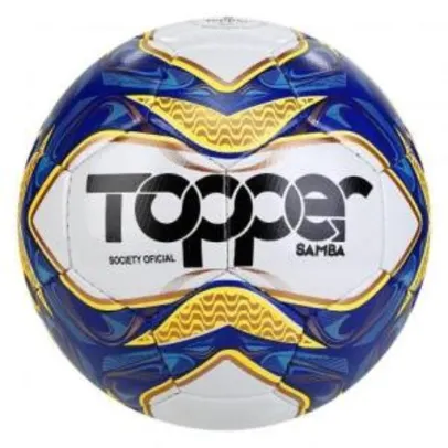 Bola de Futebol Society Topper Samba Costurada | R$65
