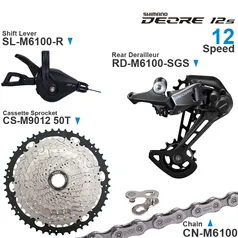 Kit para bicicleta SHIMANO Deore 12S - Loja Autorizada Shimano