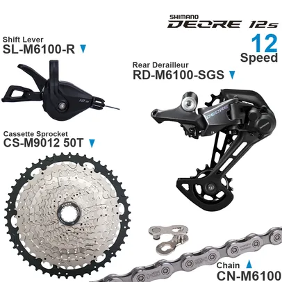 Kit para bicicleta SHIMANO Deore 12S - Loja Autorizada Shimano