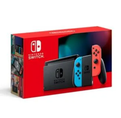 [Ame R$2149] Console Nintendo Switch 32gb Neon Blue Red - Nintendo |R$2249