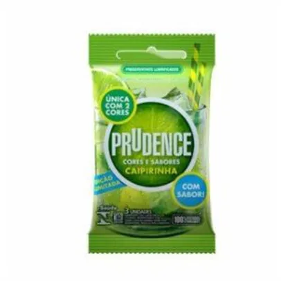 Preservativo Prudence Caipirinha C/3 | R$1,99