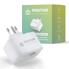 Smart Plug Max Wi-Fi Positivo Casa Inteligente, 16A, NBR 14136, Configuração Rápida, 1600W Bivolt – Compatível com Alexa