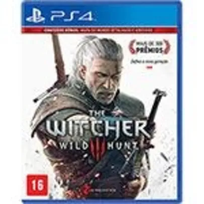 The Witcher 3: Wild Hunt (PS4) - R$66 / Cartão SUB