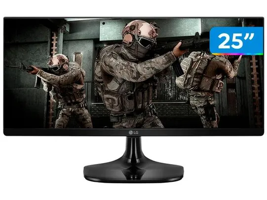 Monitor Gamer LG 25UM58G 25” LED IPS - Full HD HDMI - R$ 750
