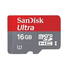 Cartão De Memória Microsd Classe 10 16 Gb De Memória - Sandisk
R$,25,55