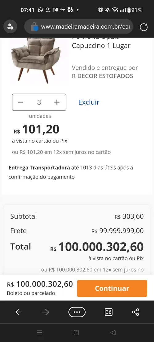 Imagen na descrição da promoção