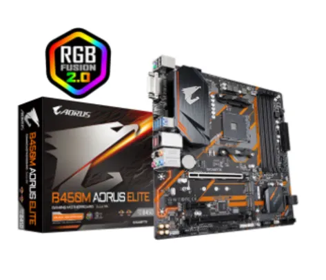 Placa mãe Gigabyte Aorus Elite b450m AM4 R$ 525