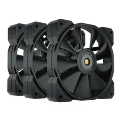 Kit Fans Cougar MHP 120 3x120mm PRETA - CF-MHP12HB3