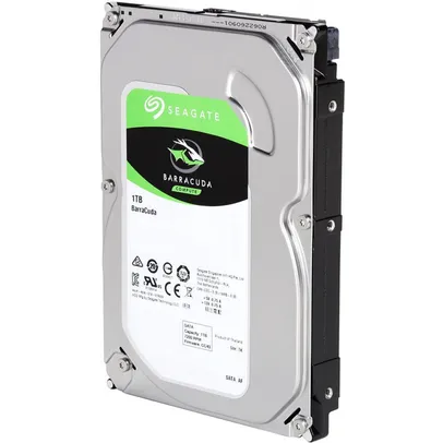 HD Seagate Barracuda 1TB, Sata III, 7200RPM, 64MB, ST1000DM010 R$239