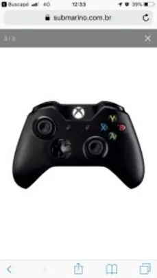 Controle Xbox One | R$188