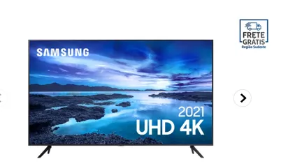 [AME R$ 2239 ]Samsung Smart TV 58" UHD 4K 58AU7700