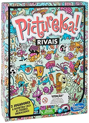 Hasbro Gaming Jogo de Tabuleiro Pictureka Rivals Edition, para Crianças a Partir de 6 Anos - F5253 -, Cores diversas