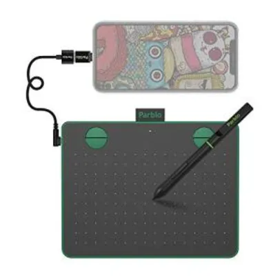 Mesa Digitalizadora Parblo A640 V2 Tablets de Design Gráfico R$162