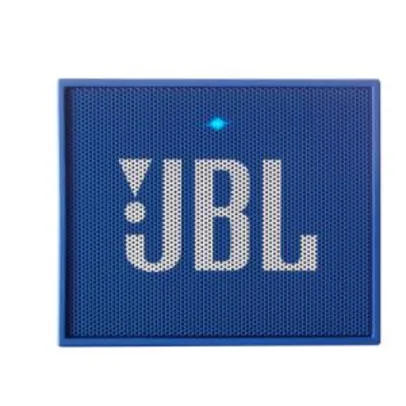 Caixa de Som Bluetooth JBL Go Azul, Bateria Recarregável, Viva-Voz