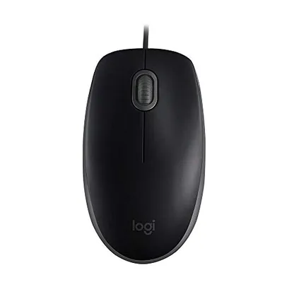 Mouse com fio USB Logitech M110 com Clique Silencioso - Preto | R$35