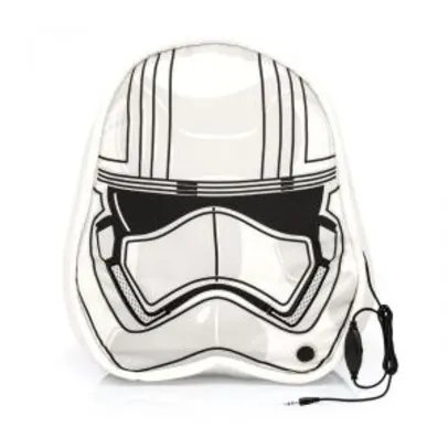 Almofada speaker star wars stormtrooper funciona como fone de ouvidos - R$90