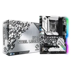 Placa-Mãe ASRock H470 Steel Legend, Intel LGA 1200, ATX, DDR4 - 90-MXBCK0-A0UAYZ | R$ 1000