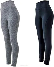 KIT 2 Leggings Montaria Suplex Cós Alto - R$40