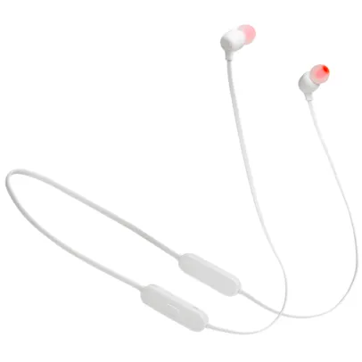 [APP/ Primeira Compra / AME R$154]  Fones De Ouvido JBL Intra-auriculares T125BT Sem Fio Branco