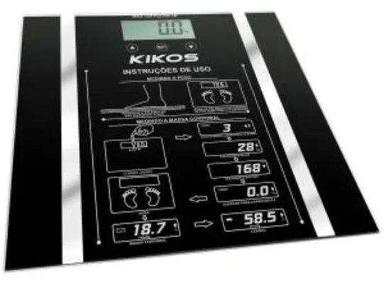 Balança Ison Preta Kikos R$ 59,90