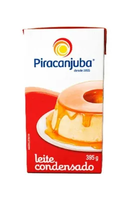 Leite Condensado Piracanjuba Tetra Pack 395g - Embalagem c/ 27 unidades