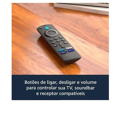 Fire TV Stick 4K com Controle Remoto por Voz com Alexa - Amazon