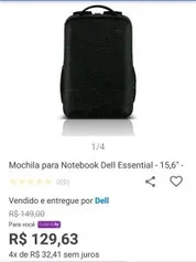 [ClubeDaLu] Mochila Dell Antifurto Essential