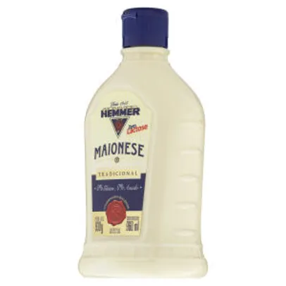 **Somente SP ** Maionese Hemmer 930gr s/ lactose | R$11