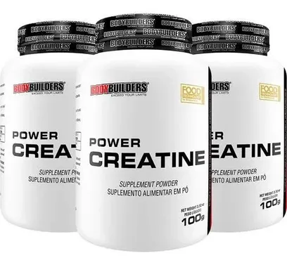 Foto do produto Kit 3x Creatina 100g Bodybuilders