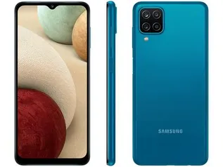 Smartphone Samsung Galaxy A12 64GB Azul 4G - Samsung Galaxy - Magazine Luiza