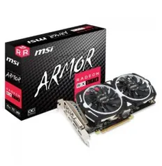 Placa de Vídeo MSI Radeon RX 570 Armor 4G OC V1 4GB GDDR5 PCI-EXP, 912-V341-441 - Open Box