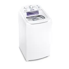 Máquina de Lavar Electrolux 8,5kg Branca Turbo Economia com Jet&amp;Clean e Filtro Fiapos (LAC09)