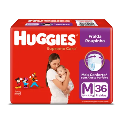 [LEVE 4 PAGUE 3] Fralda  Huggies Supreme Care Mega Roupinha. Todos dos tamanhos, ver na descrição.