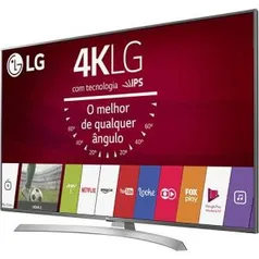 Smart TV LED 55" LG Ultra HD 4K 55UJ6545 Painel IPS HDR e Magic Mobile Connection - R$ 2736