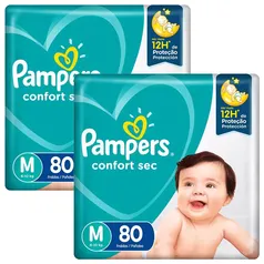 Fralda Pampers Confort Sec Giga M - 160 Unidades