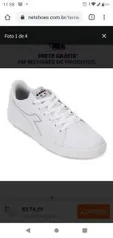 Tênis Diadora Sport Masculino - Branco e Cinza | R$100