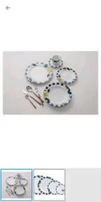 [APP + CLUBE DA LU] Aparelho de Jantar 20 Peças Schmidt Redondo - Colorido Porcelana Lavínia