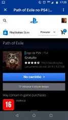 [PS4] Path of Exile - Grátis