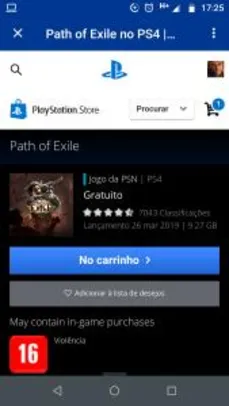 [PS4] Path of Exile - Grátis