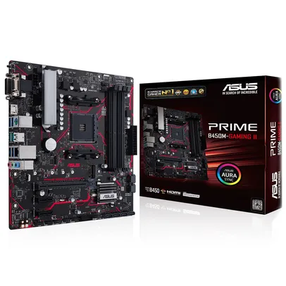 Placa Mãe Asus Prime B450M Gaming II, Chipset B450, AMD AM4, mATX, DDR4, 90MB17W0-C1BAY0