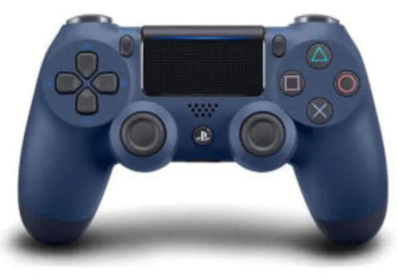 [PS4] Controle Sem Fio Dualshock 4 Midnight Blue | R$230