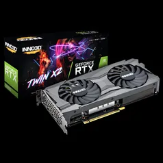 Placa de Vídeo INNO3D GeForce RTX 3060 TWIN X2, 12GB, GDDR6, DLSS, Ray Tracing, N30602-12D6-119032AH