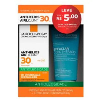 Kit La Roche-Posay Protetor Solar Facial Anthelios Airlicium FPS30 50g +| R$ 62