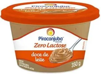 [Clube da Lu] Doce de leite piracanjuba zero lactose 350gr - R$3