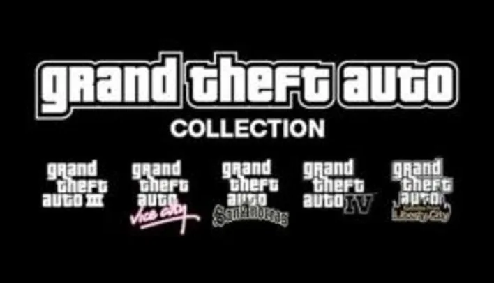 Promoção GTA Collection - U$ 15