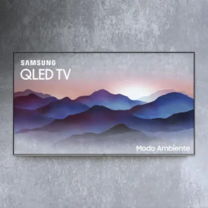 Smart TV Samsung QLED TV 55" UHD 4K QN55Q6FNAGXZD com Modo Ambiente Tela de Pontos Quânticos - R$4000