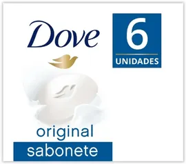 Kit Sabonete Dove Original em Barra - 6 unidades